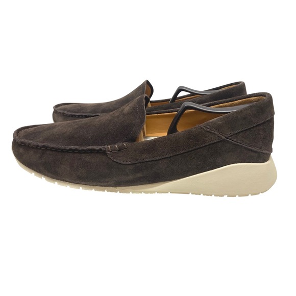 Olukai Ka\'a Loafer Brown Suede Leather Hot Grip‎ Rubber Sole Mens US 11 EUR 44 main image 6
